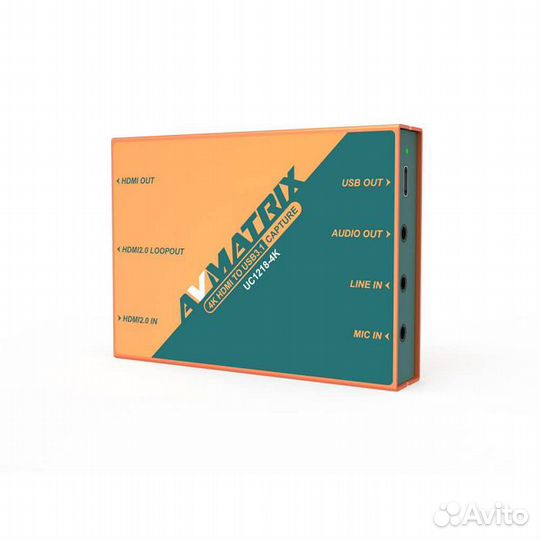 Устройство видеозахвата avmatrix UC1218-4K hdmi US