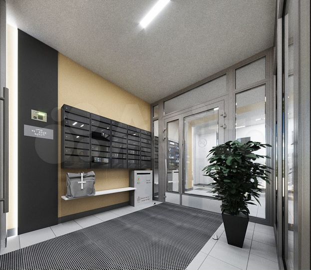 2-к. квартира, 54,3 м², 5/11 эт.