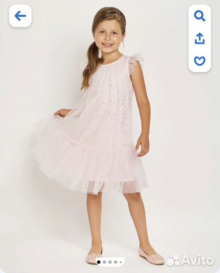 Детское нарядное платье 104