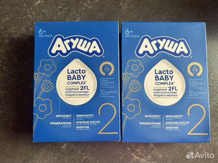 Смесь агуша 2 и каши агуша