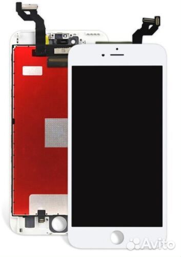 Дисплей для iPhone 6S Plus с рамкой белый ODM стек