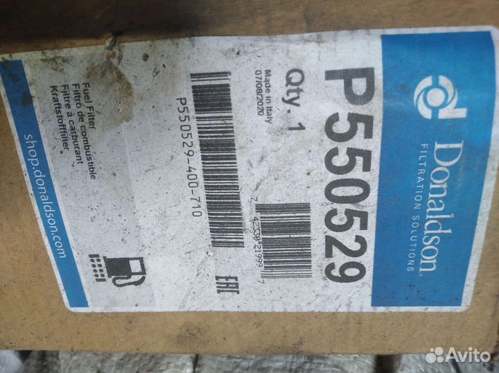 Топливный фильтр на Мерседес актрос