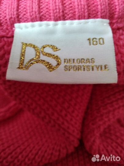 Джемпер на девочку хлопок рост 160