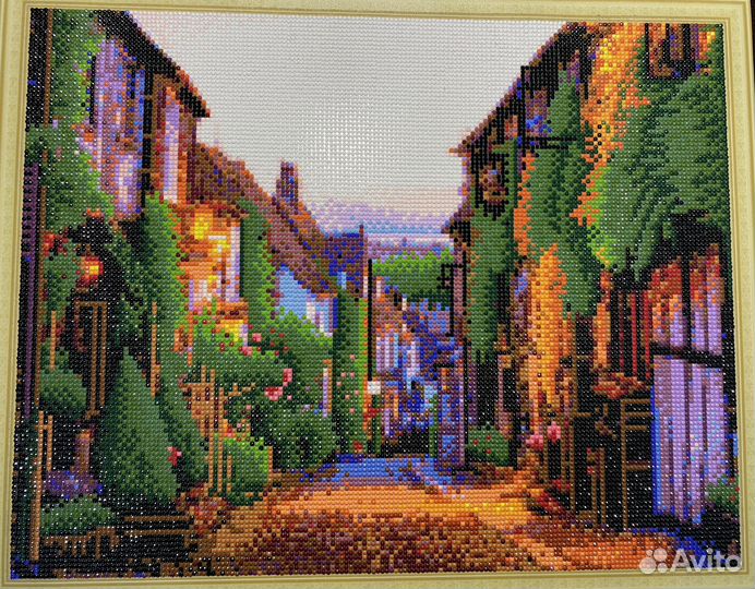 Алмазная мозаика. Готовая картина