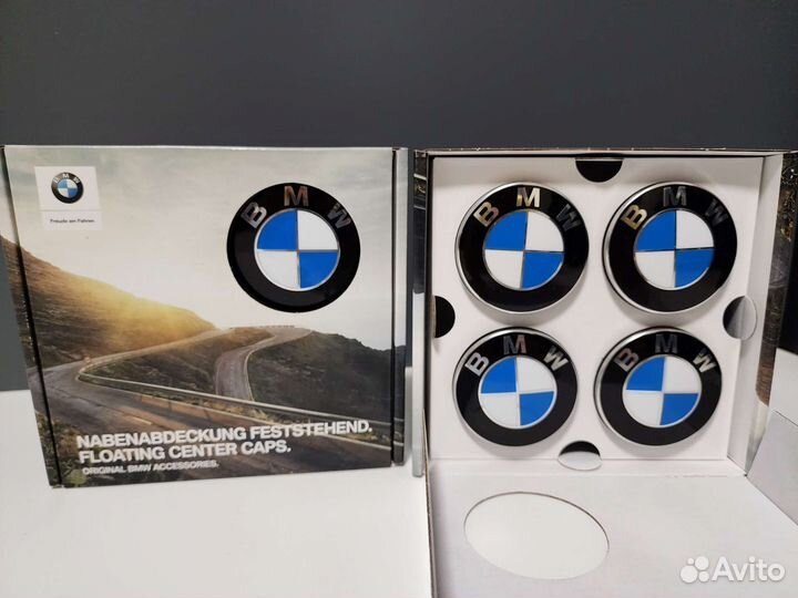 Фиксированные колпачки дисков Bmw F 65 мм оригинал