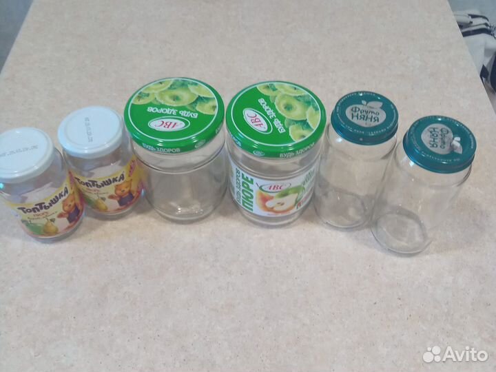 Банки стеклянные с винтовой крышкой твист