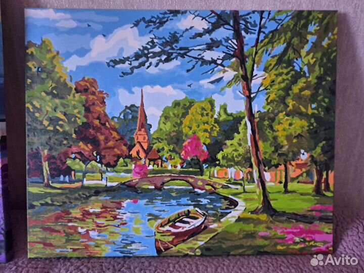 Готовые картины по номерам