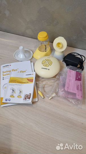 Молокоотсос электрический medela+ ручной medela