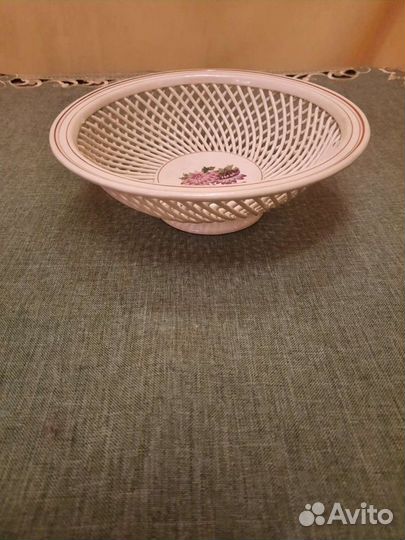 Сухарница, конфетница Кировский фарфор СССР