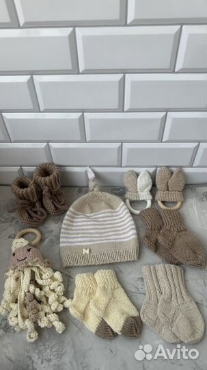 Детские вязаные вещи