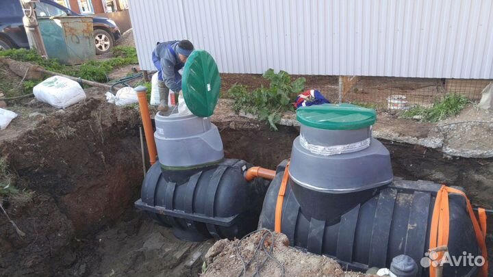 Септик под ключ без откачки