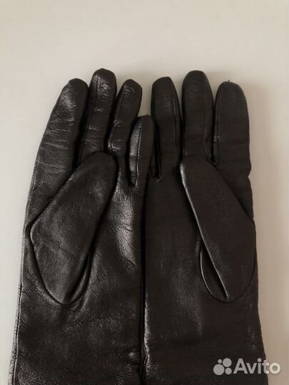 Перчатки женские кожаные
