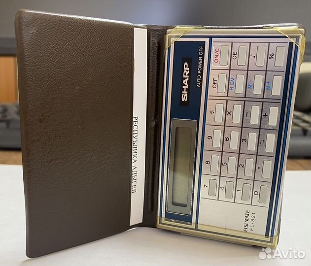 Винтажный калькулятор Sharp Elsi Mate EL-821