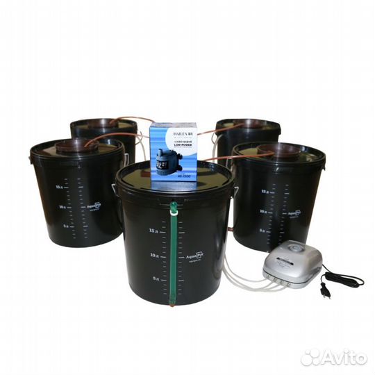 Гидропонная система AquaPot Quatro DWC (Без компре