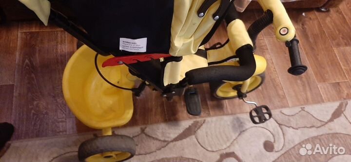 Детский 3х колёсый велосипед с родительской ручкой