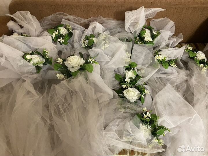 Украшения на свадьбу на авто