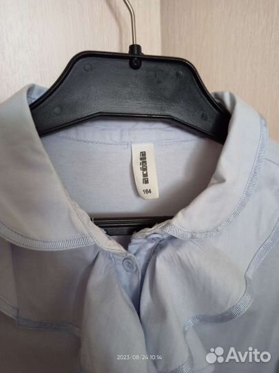 Рубашка школьная для девочки 164