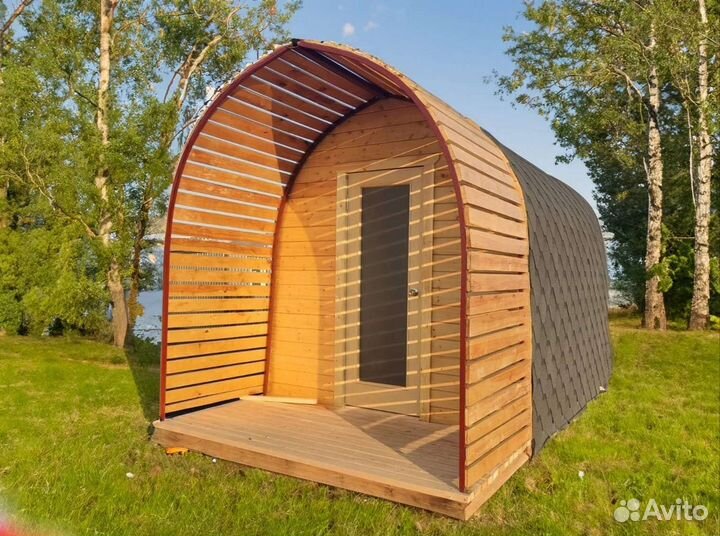 Дом для глэмпинга, дачный дом