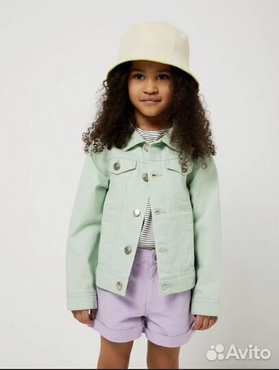 Джинсовая куртка для девочки 116