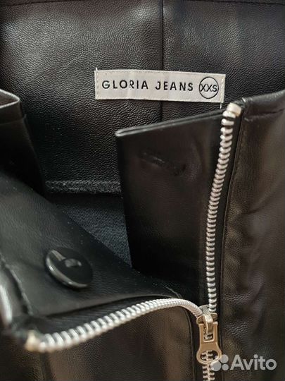 Шорты кожаные женские Gloria Jeans