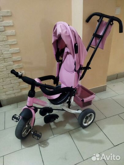 Трехколесный велосипед с родительской ручкой