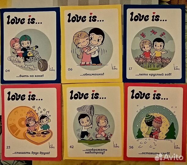 Карточки love is