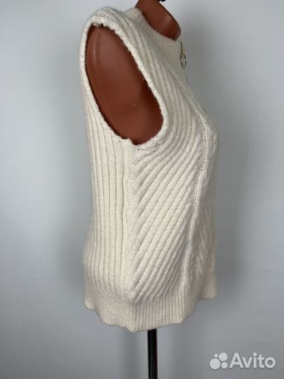 Жилет новый акрил шерсть Aqua США S