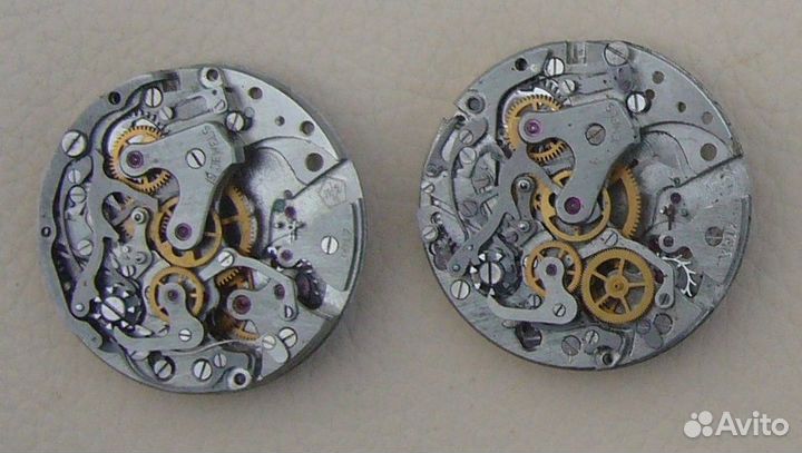 Механизмы хронографов Полёт 3017 и 3133