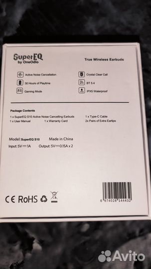 Беспроводные наушники Oneodio SuperEQ S10