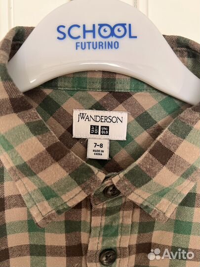Рубашка для мальчика uniqlo 7-8