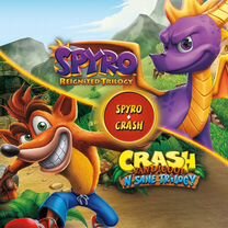 Spyro+Crash Remastered Game Bundle PS4&PS5