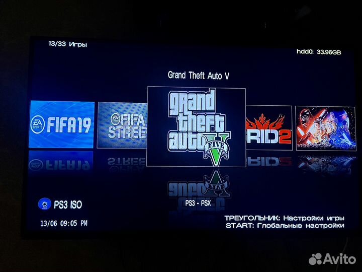 Ps3 slim 320gb прошитая 33 игры 2 геймпада