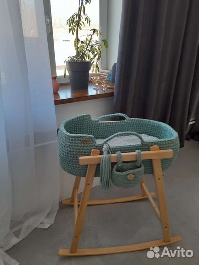 Люлька колыбель вязаная