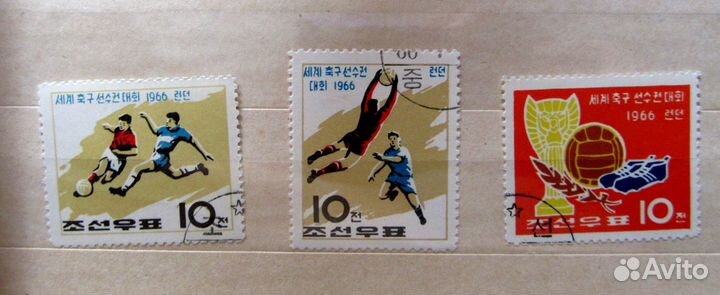 Марки спорт чемпионат мира футболу:1966 г