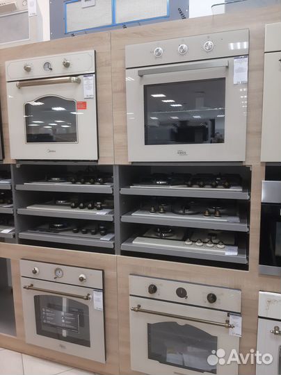 Новые газовые варочные 4-х конфорочные поверхности