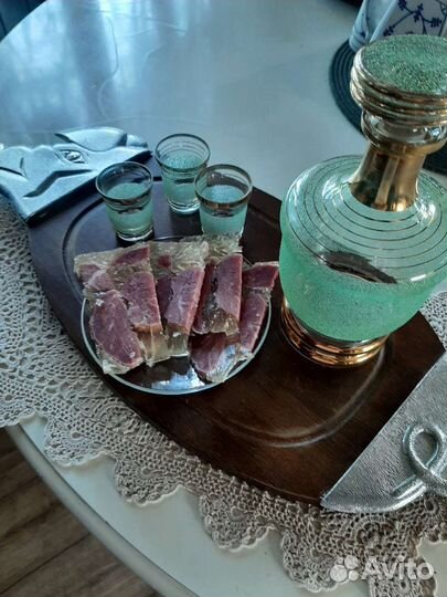 Поднос винтажный, блюдо