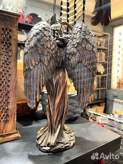 Крылатая Фортуна Богиня удачи Статуэтка полистоун