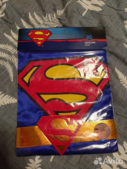 Костюм детский супермен(плащ+пояс)