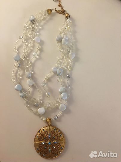 Кулон Avon голубой