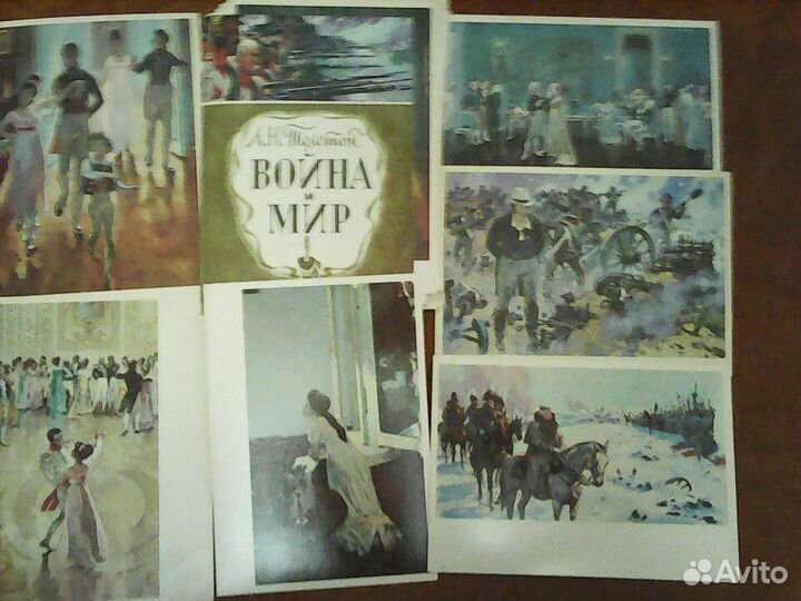 18 наборов открыток. СССР. Города, живопись, музеи