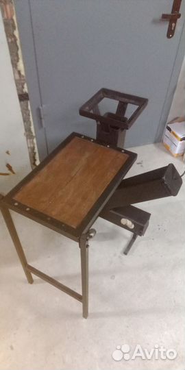 Ракетная печь со складным столиком + кочерга