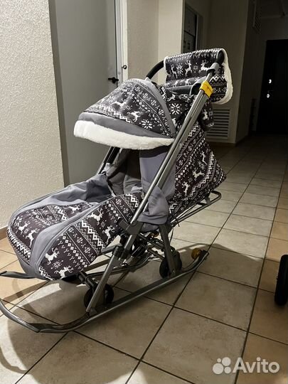 Санки коляска galaxy