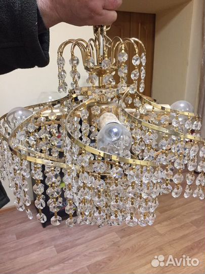 Люстра хрусталь