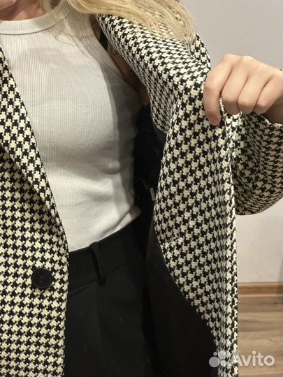 Твидовый жакет 44 женский