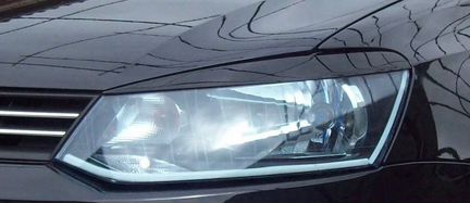 Реснички на фары Volkswagen Polo