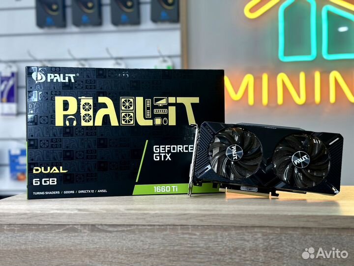 Видеокарта Palit GeForce GTX 1660 Ti Dual