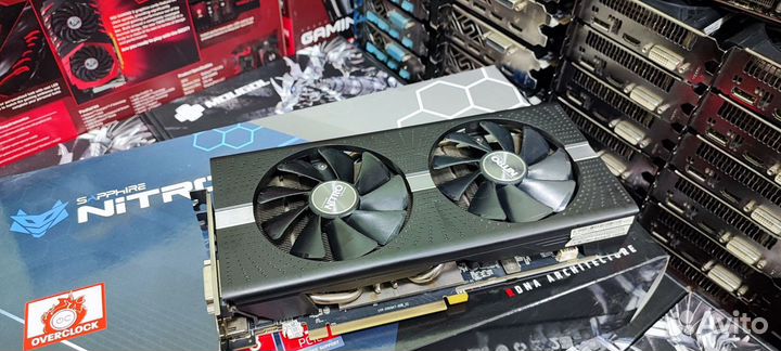 Видеокарта rx580 8gb sapphire nitro+ 2304SP