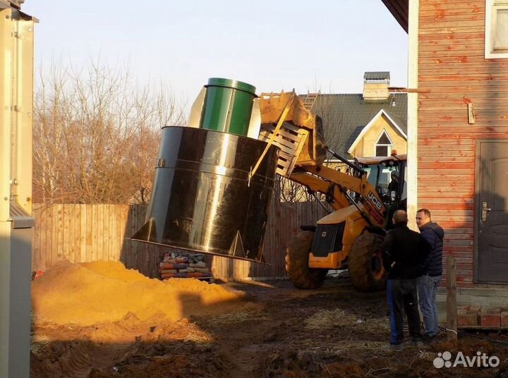 Септик для дома и дачи. Установка под ключ
