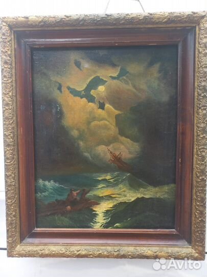 Копия картины Айвазовского1930-40г