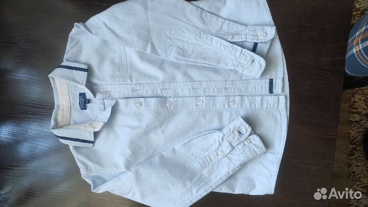 Рубашки школьные 128